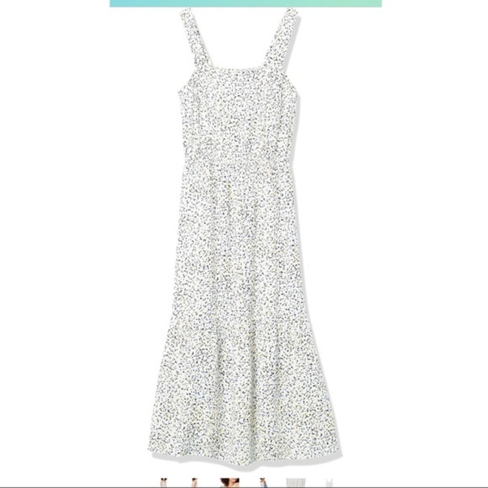 Amazon Essentials White Floral Sundress